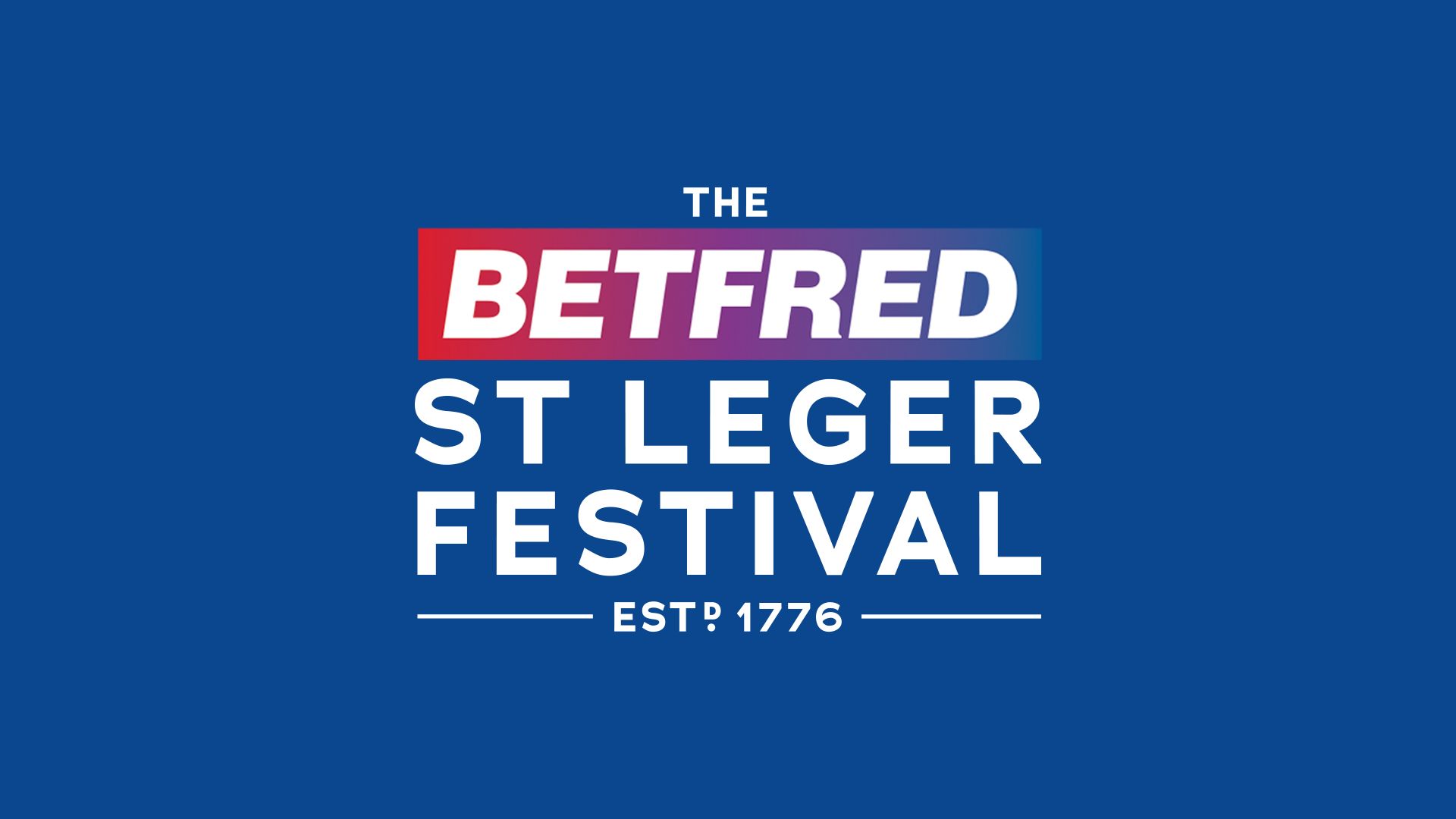Betfred to sponsor the St Leger Festival